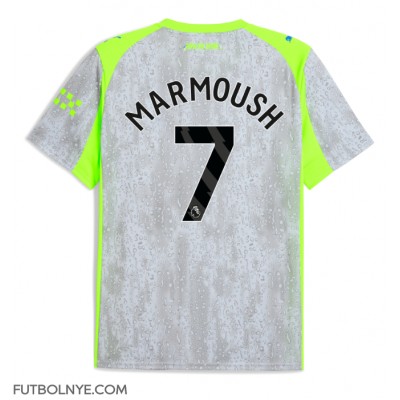 Camiseta Manchester City Omar Marmoush #7 Tercera Equipación 2025-26 manga corta Camiseta Manchester City Omar Marmoush #7 Tercera Equipación 2025-26 manga corta